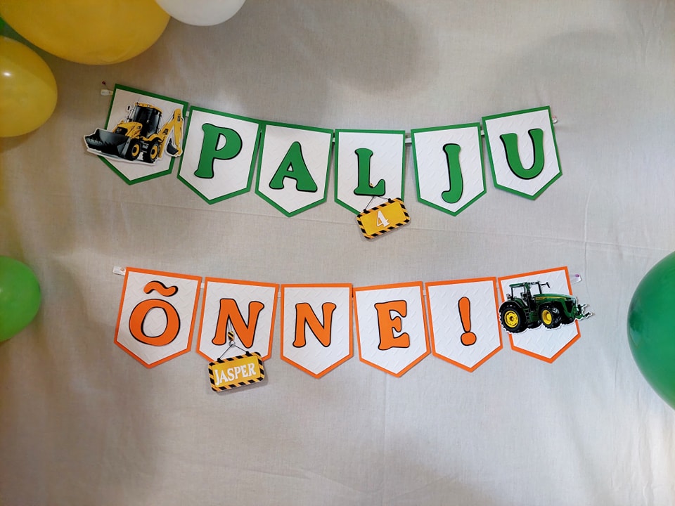 Lipukett Palju Õnne! masinatega