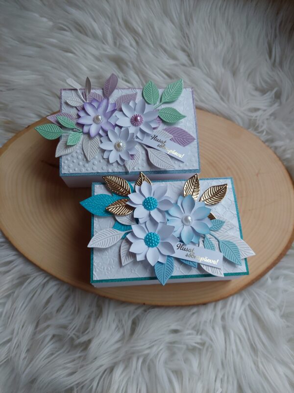 Kaunistatud Geisha kommikarp.