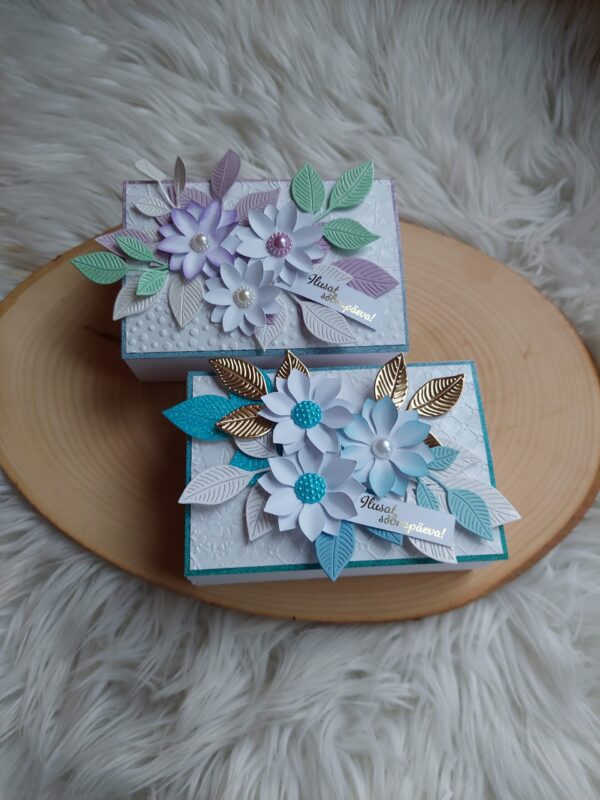 Kaunistatud Geisha kommikarp.