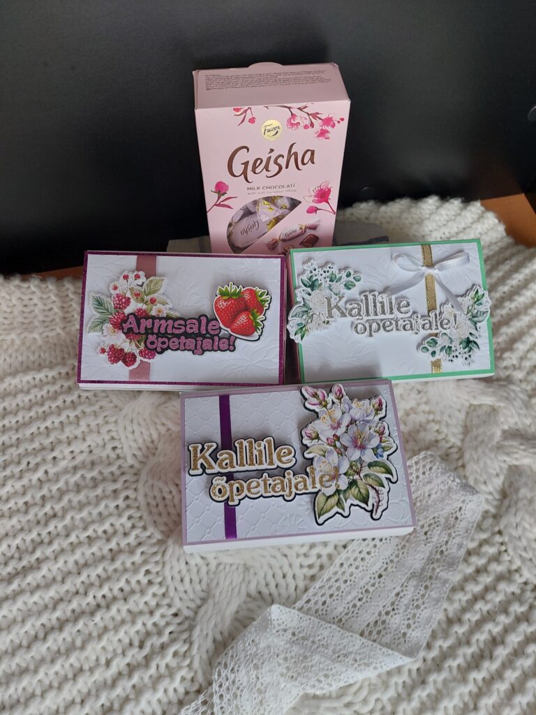 Geisha kommikarp ümbrisega