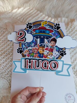 Raputatava pildiga koogitopper "Käpapatrull"