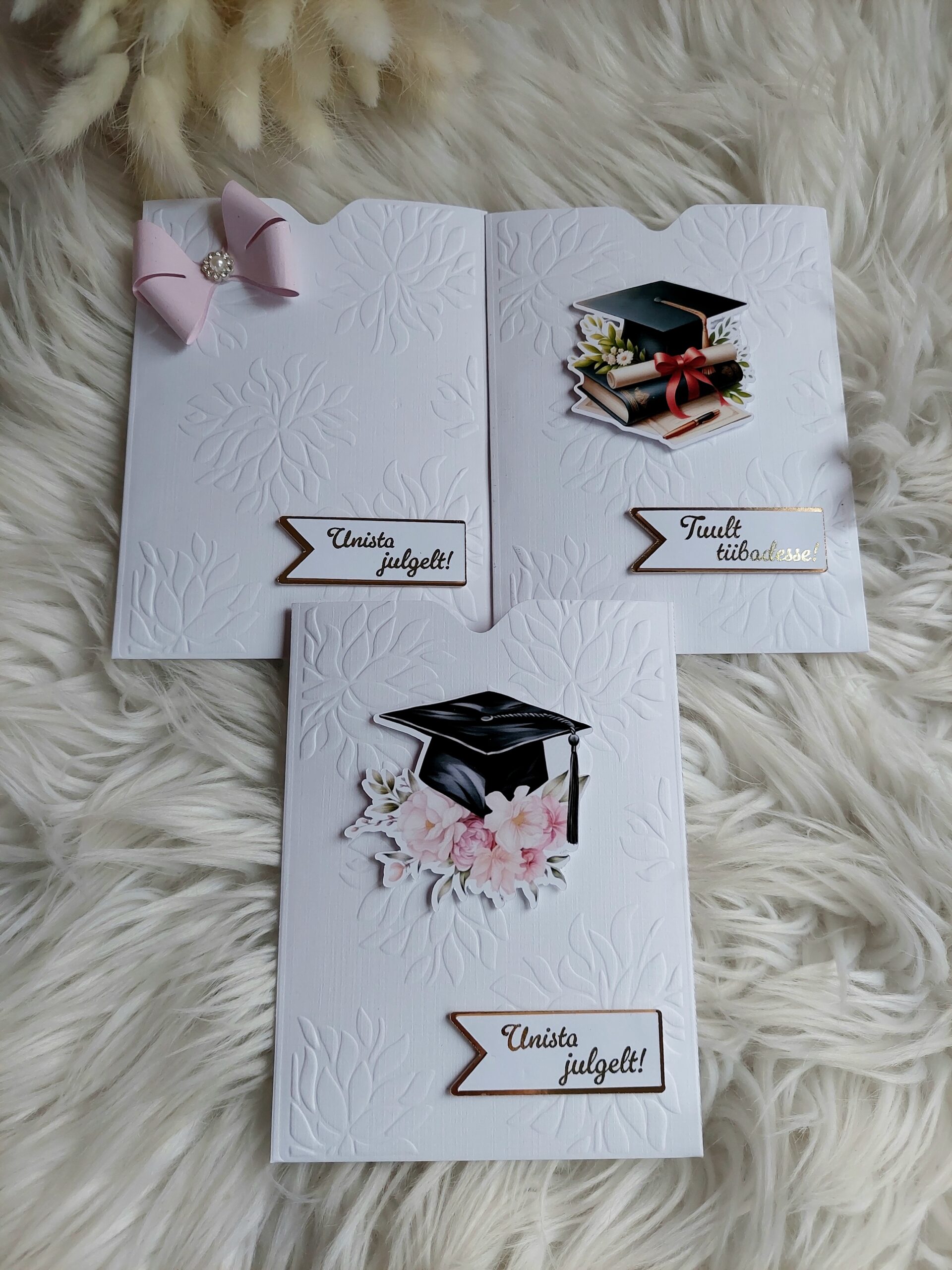 Õnnitluskaart lõpetajale.
