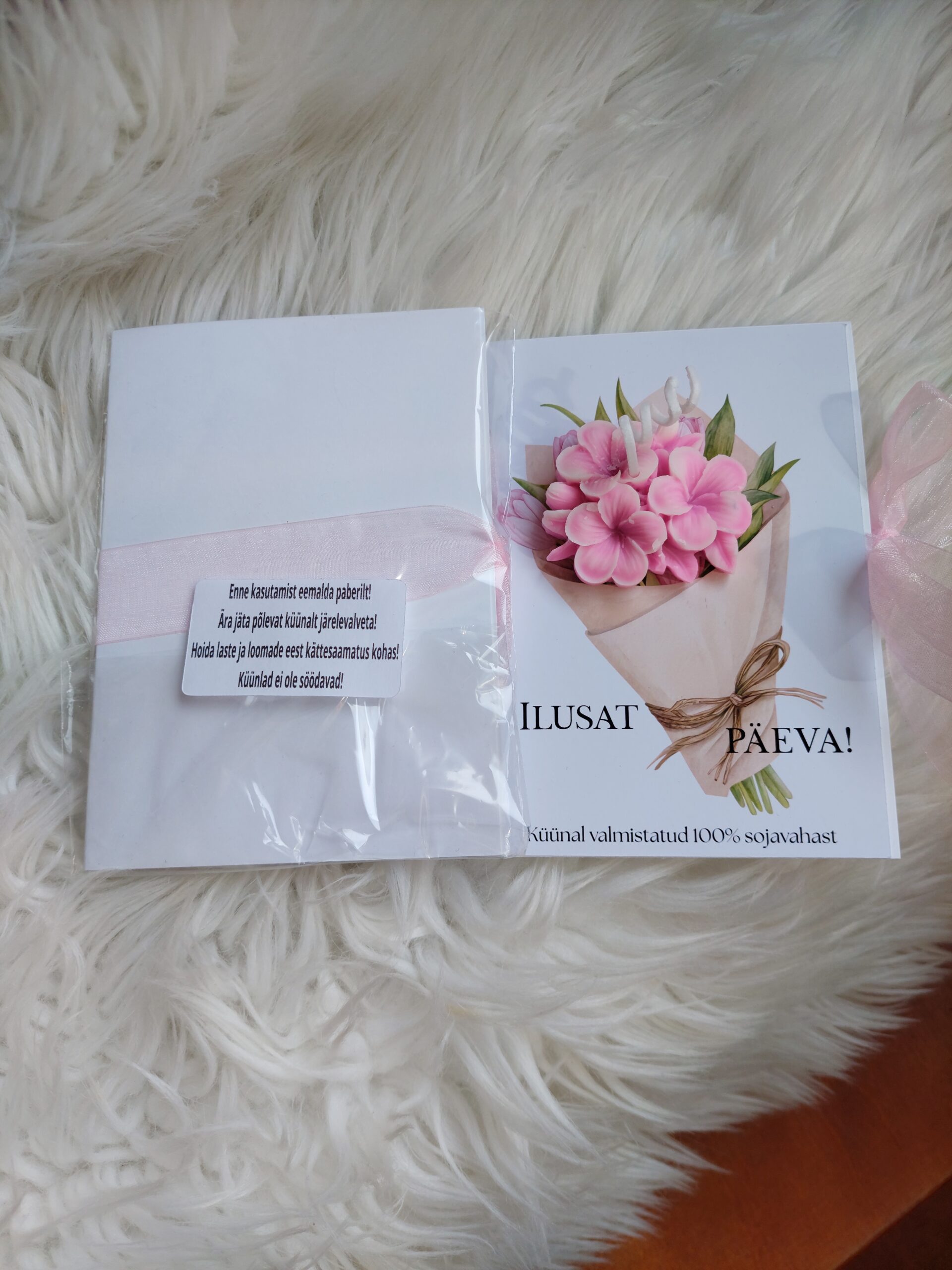 Emadepäevaks küünlaga kaart. - Image 6