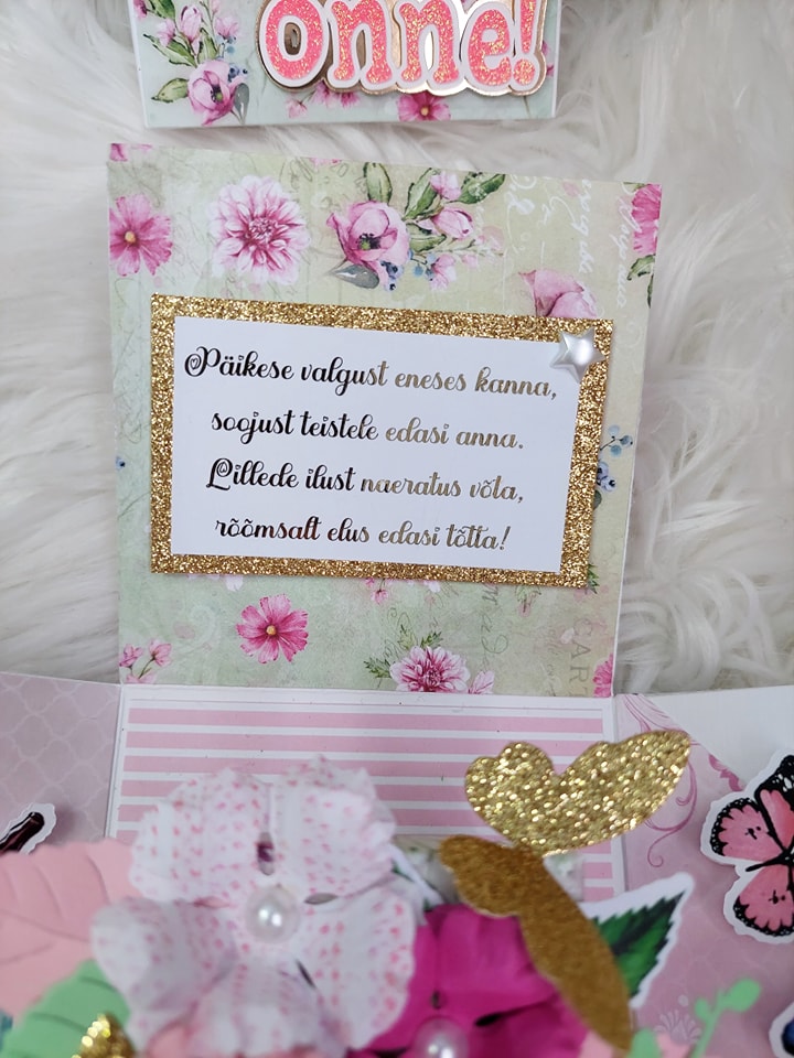 Karp-kaart "Liblikad ja tüdruk" - Image 3